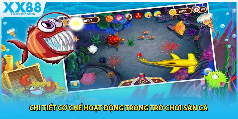 Chi tiết cơ chế hoạt động trong trò chơi săn cá 