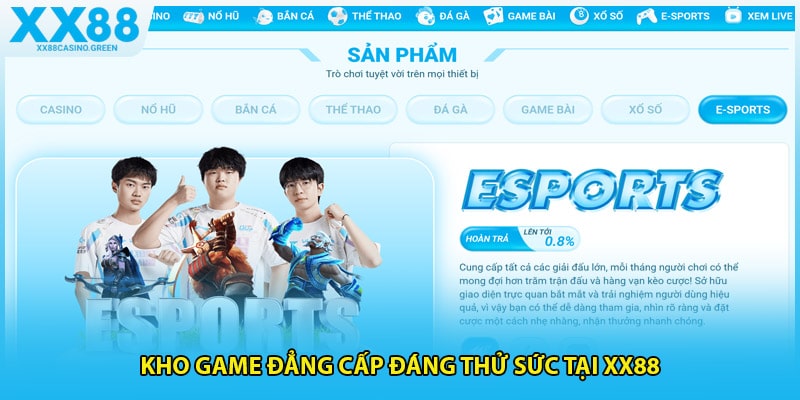 Kho game đẳng cấp đáng thử sức tại XX88