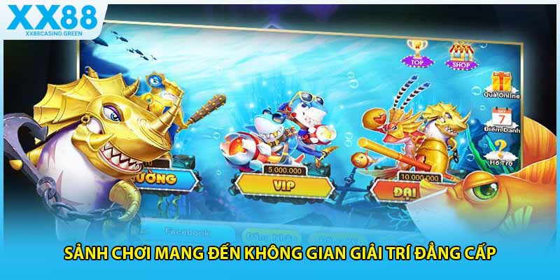 Sảnh chơi mang đến không gian giải trí đẳng cấp